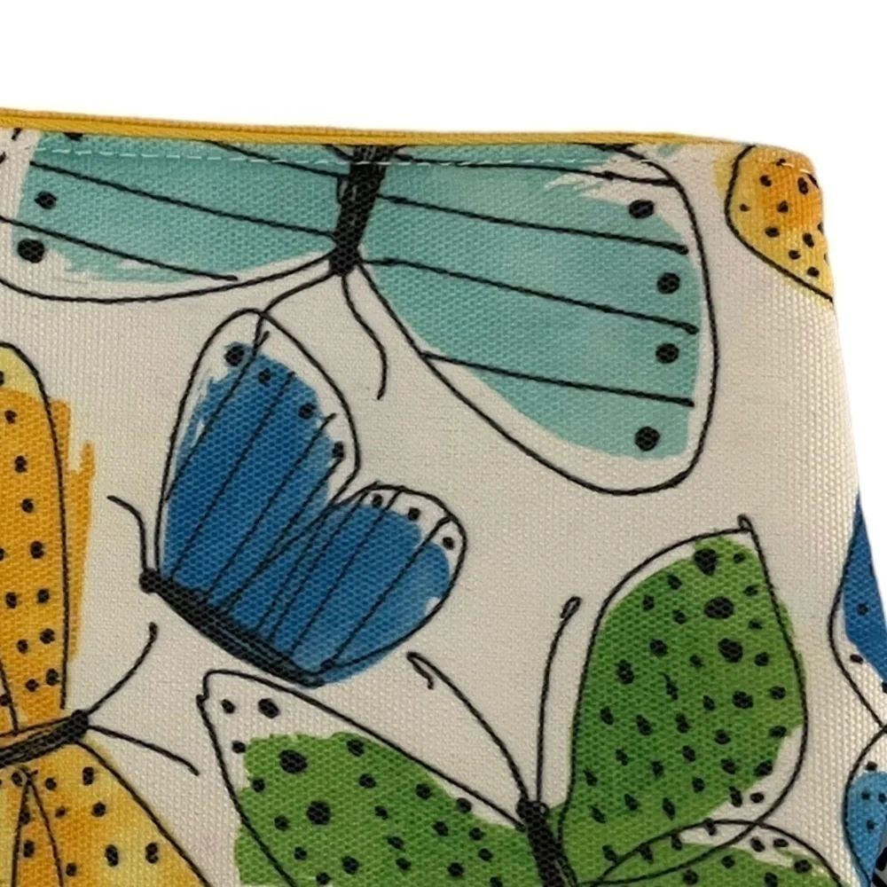 Vera Neumann for Clinique Butterfly Makeup Cosmetic Bag colorful storage bag